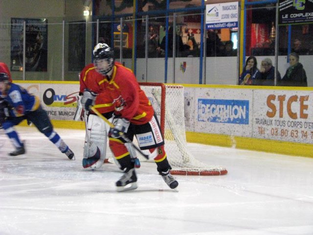 Photo hockey match Dijon II - Besançon le 05/01/2013