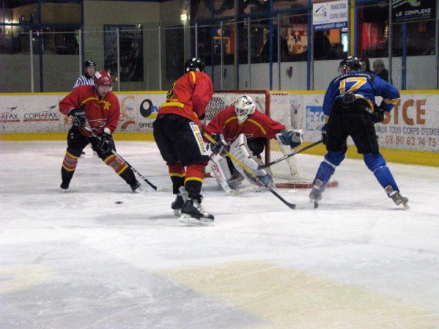 Photo hockey match Dijon II - Besançon le 05/01/2013