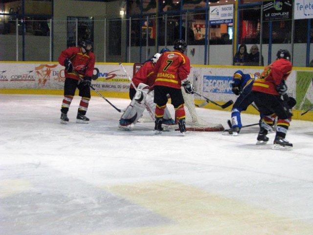 Photo hockey match Dijon II - Besançon le 05/01/2013