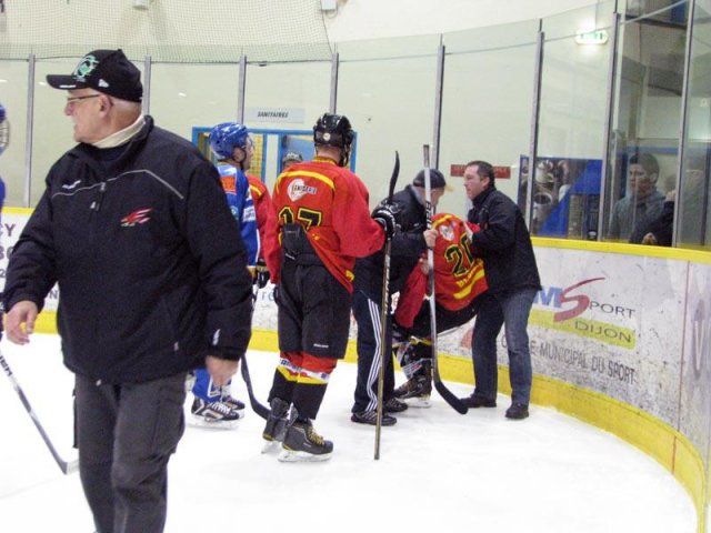 Photo hockey match Dijon II - Besançon le 05/01/2013
