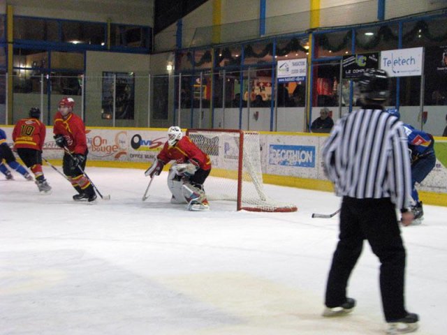 Photo hockey match Dijon II - Besançon le 05/01/2013