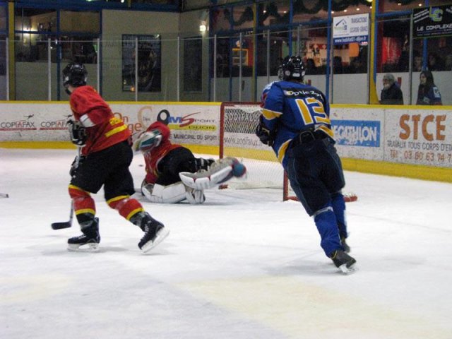 Photo hockey match Dijon II - Besançon le 05/01/2013