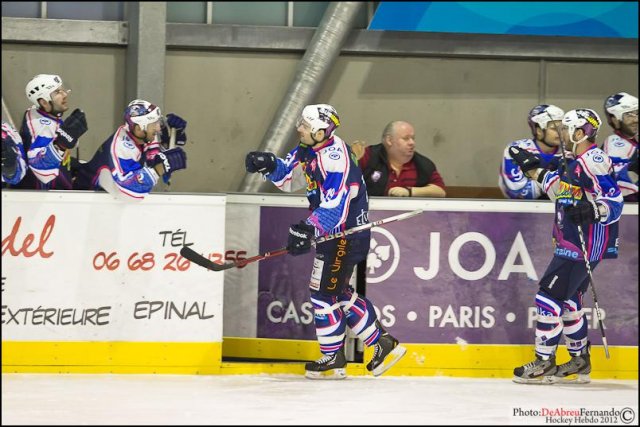 Photo hockey match Epinal  - Strasbourg  le 05/01/2013