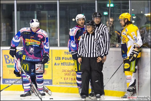 Photo hockey match Epinal  - Strasbourg  le 05/01/2013