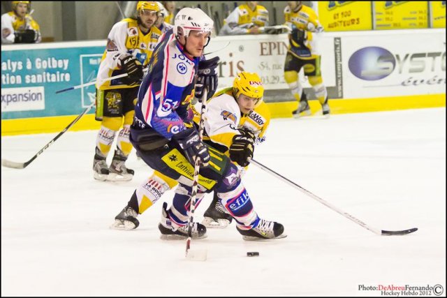 Photo hockey match Epinal  - Strasbourg  le 05/01/2013