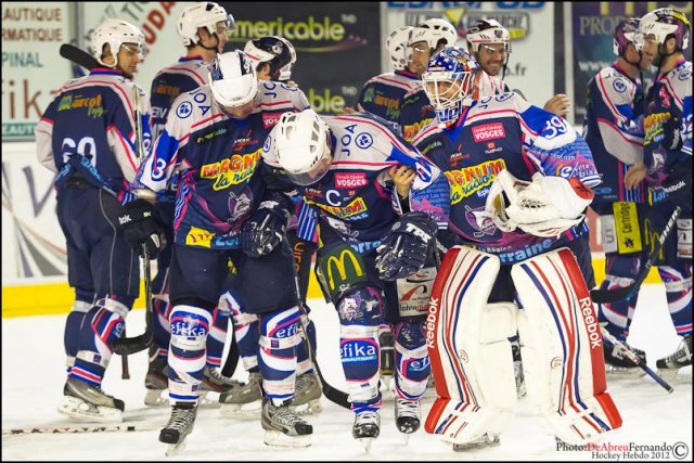 Photo hockey match Epinal  - Strasbourg  le 05/01/2013