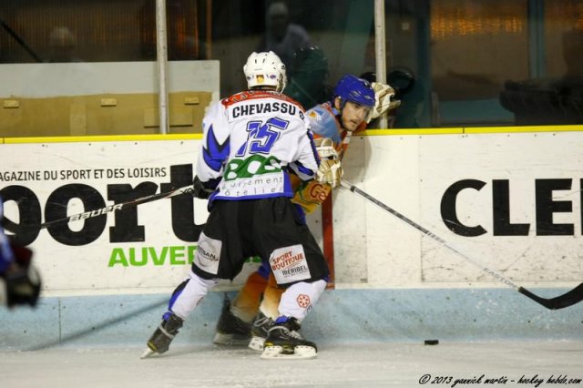 Photo hockey match Clermont-Ferrand - Courchevel-Méribel-Pralognan le 05/01/2013