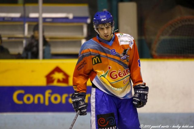 Photo hockey match Clermont-Ferrand - Courchevel-Méribel-Pralognan le 05/01/2013