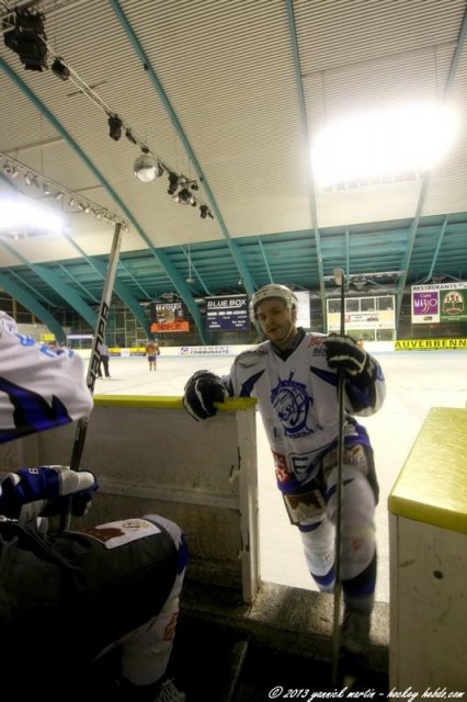 Photo hockey match Clermont-Ferrand - Courchevel-Méribel-Pralognan le 05/01/2013