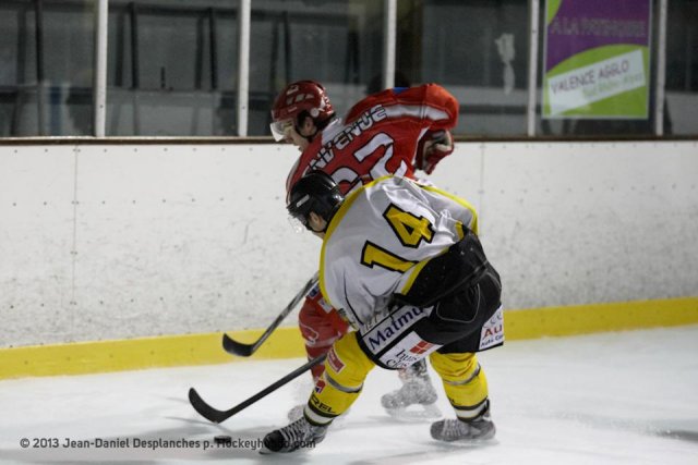 Photo hockey match Valence - Rouen II le 05/01/2013