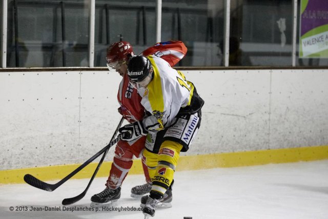 Photo hockey match Valence - Rouen II le 05/01/2013