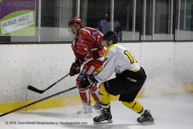Photo hockey match Valence - Rouen II le 05/01/2013