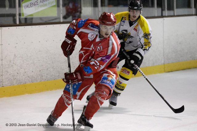 Photo hockey match Valence - Rouen II le 05/01/2013