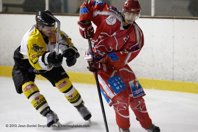Photo hockey match Valence - Rouen II le 05/01/2013