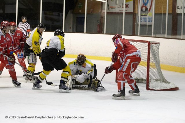 Photo hockey match Valence - Rouen II le 05/01/2013
