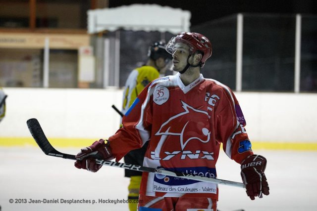 Photo hockey match Valence - Rouen II le 05/01/2013