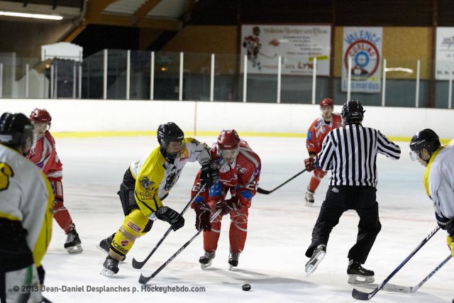 Photo hockey match Valence - Rouen II le 05/01/2013