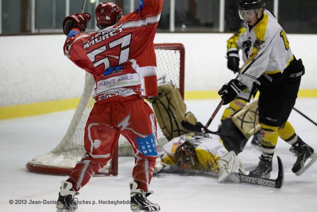 Photo hockey match Valence - Rouen II le 05/01/2013