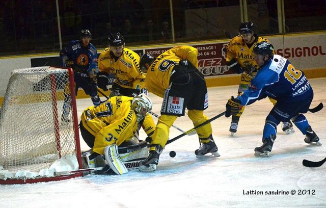 Photo hockey match Chamonix  - Rouen le 05/01/2013