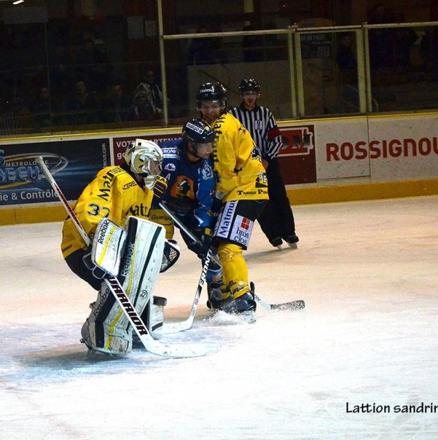 Photo hockey match Chamonix  - Rouen le 05/01/2013