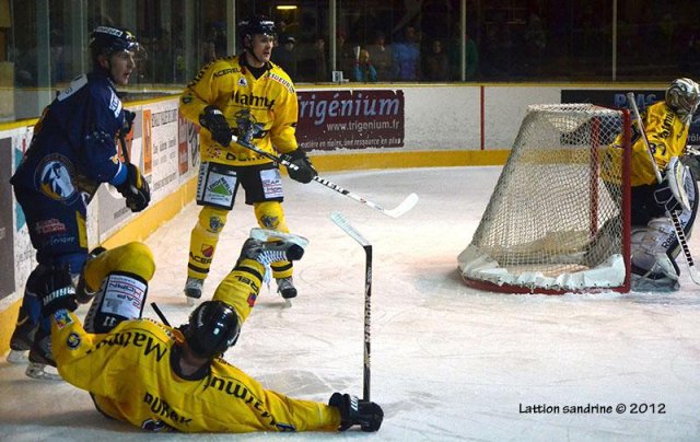 Photo hockey match Chamonix  - Rouen le 05/01/2013