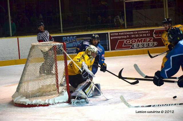 Photo hockey match Chamonix  - Rouen le 05/01/2013