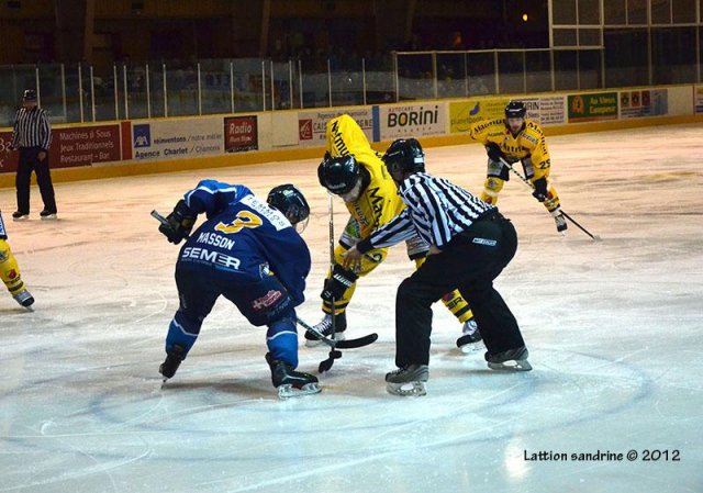 Photo hockey match Chamonix  - Rouen le 05/01/2013