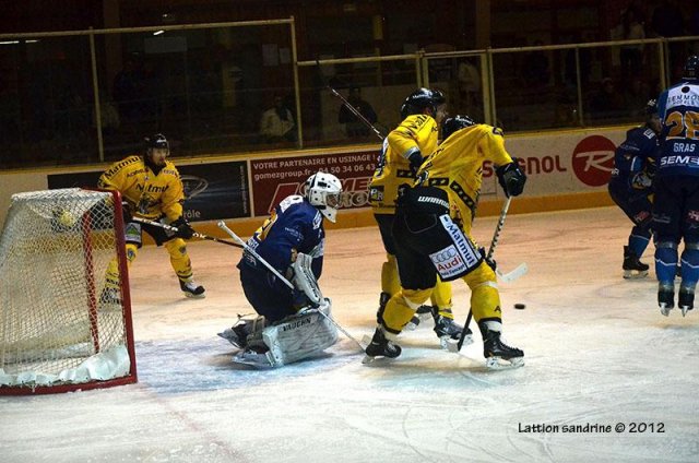 Photo hockey match Chamonix  - Rouen le 05/01/2013