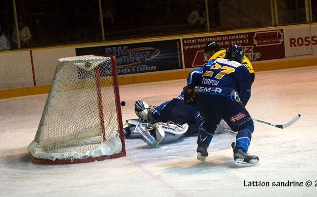 Photo hockey match Chamonix  - Rouen le 05/01/2013