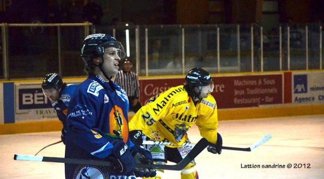 Photo hockey match Chamonix  - Rouen le 05/01/2013