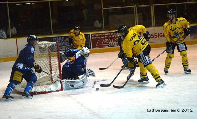 Photo hockey match Chamonix  - Rouen le 05/01/2013