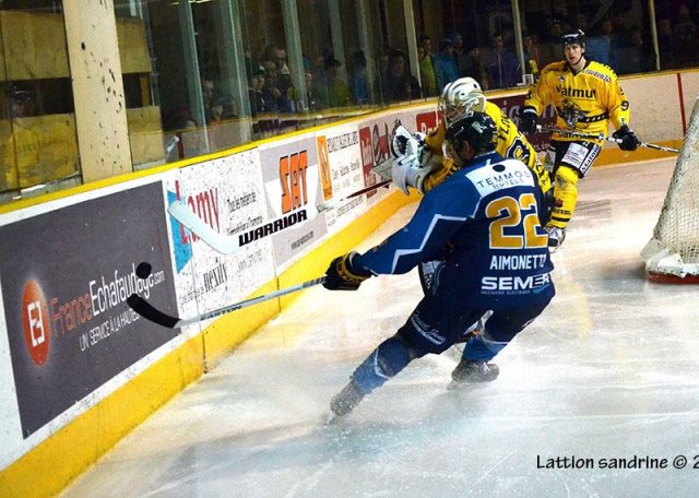 Photo hockey match Chamonix  - Rouen le 05/01/2013