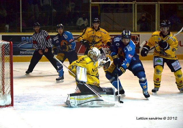Photo hockey match Chamonix  - Rouen le 05/01/2013