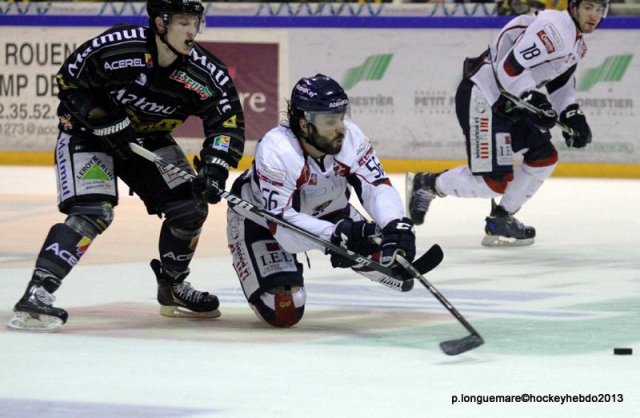 Photo hockey match Rouen - Angers  le 08/01/2013