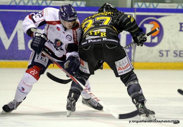 Photo hockey match Rouen - Angers  le 08/01/2013