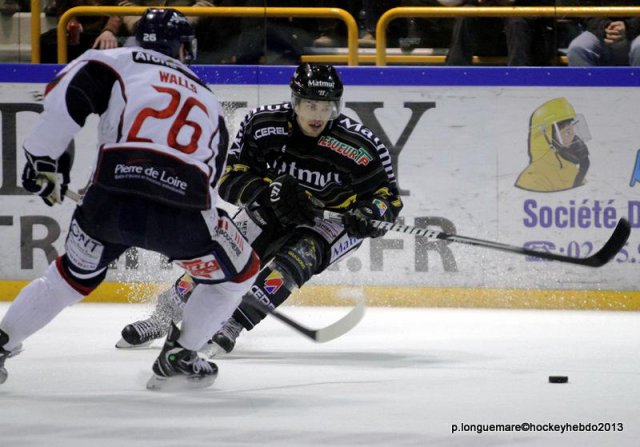 Photo hockey match Rouen - Angers  le 08/01/2013