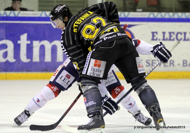 Photo hockey match Rouen - Angers  le 08/01/2013