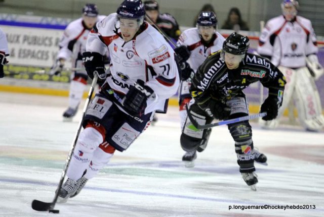 Photo hockey match Rouen - Angers  le 08/01/2013