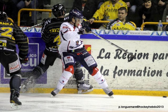 Photo hockey match Rouen - Angers  le 08/01/2013