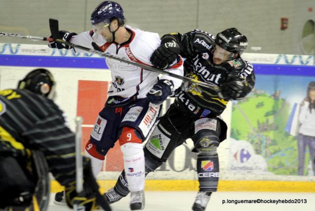 Photo hockey match Rouen - Angers  le 08/01/2013