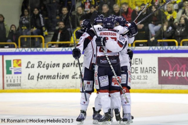 Photo hockey match Rouen - Angers  le 08/01/2013