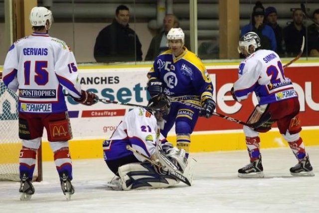 Photo hockey match Chamonix  - Epinal  le 15/11/2008