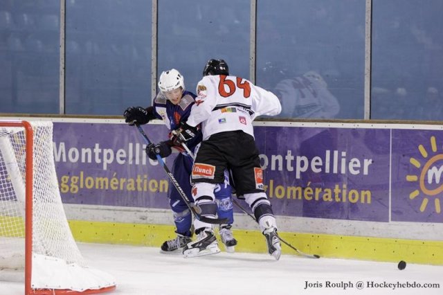 Photo hockey match Montpellier  - Bordeaux le 05/01/2013