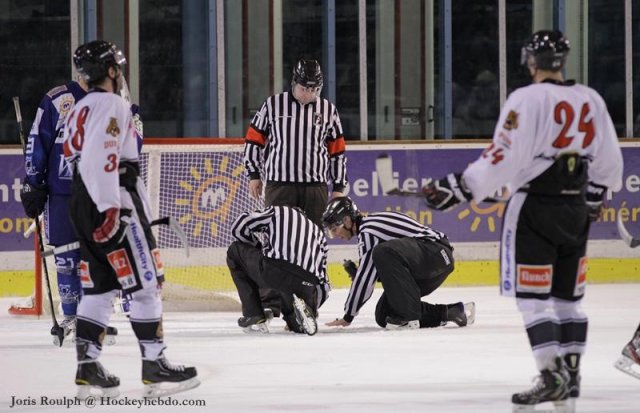 Photo hockey match Montpellier  - Bordeaux le 05/01/2013