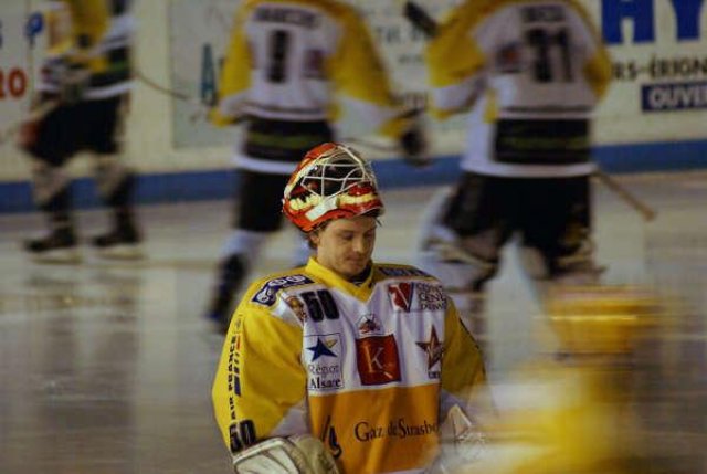 Photo hockey match Angers  - Strasbourg  le 15/11/2008