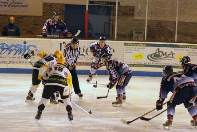 Photo hockey match Angers  - Strasbourg  le 15/11/2008