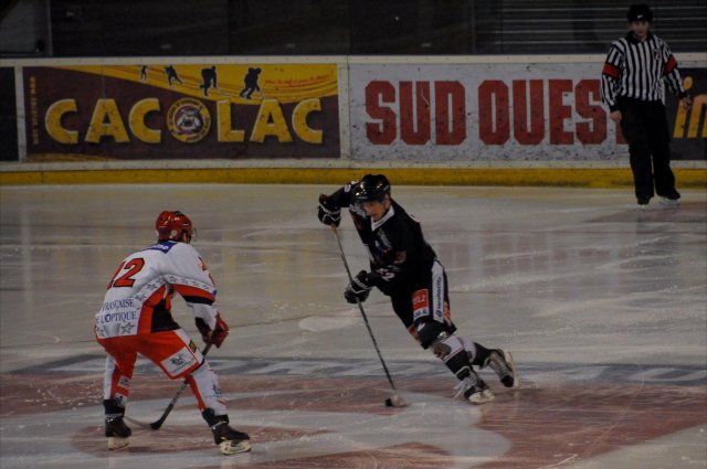 Photo hockey match Bordeaux - Amnéville le 12/01/2013