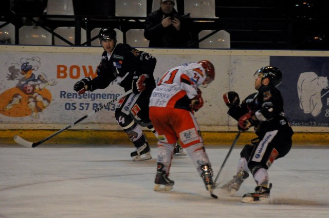 Photo hockey match Bordeaux - Amnéville le 12/01/2013