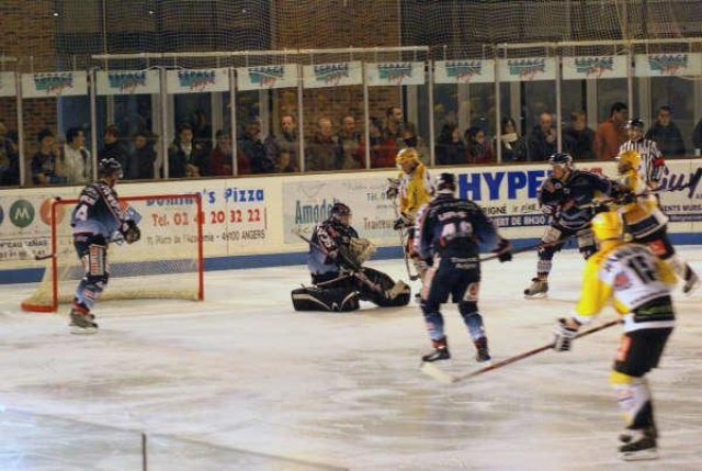 Photo hockey match Angers  - Strasbourg  le 15/11/2008