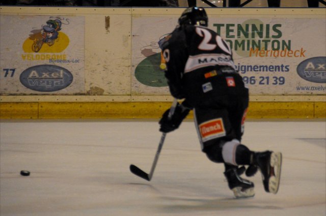 Photo hockey match Bordeaux - Amnéville le 12/01/2013